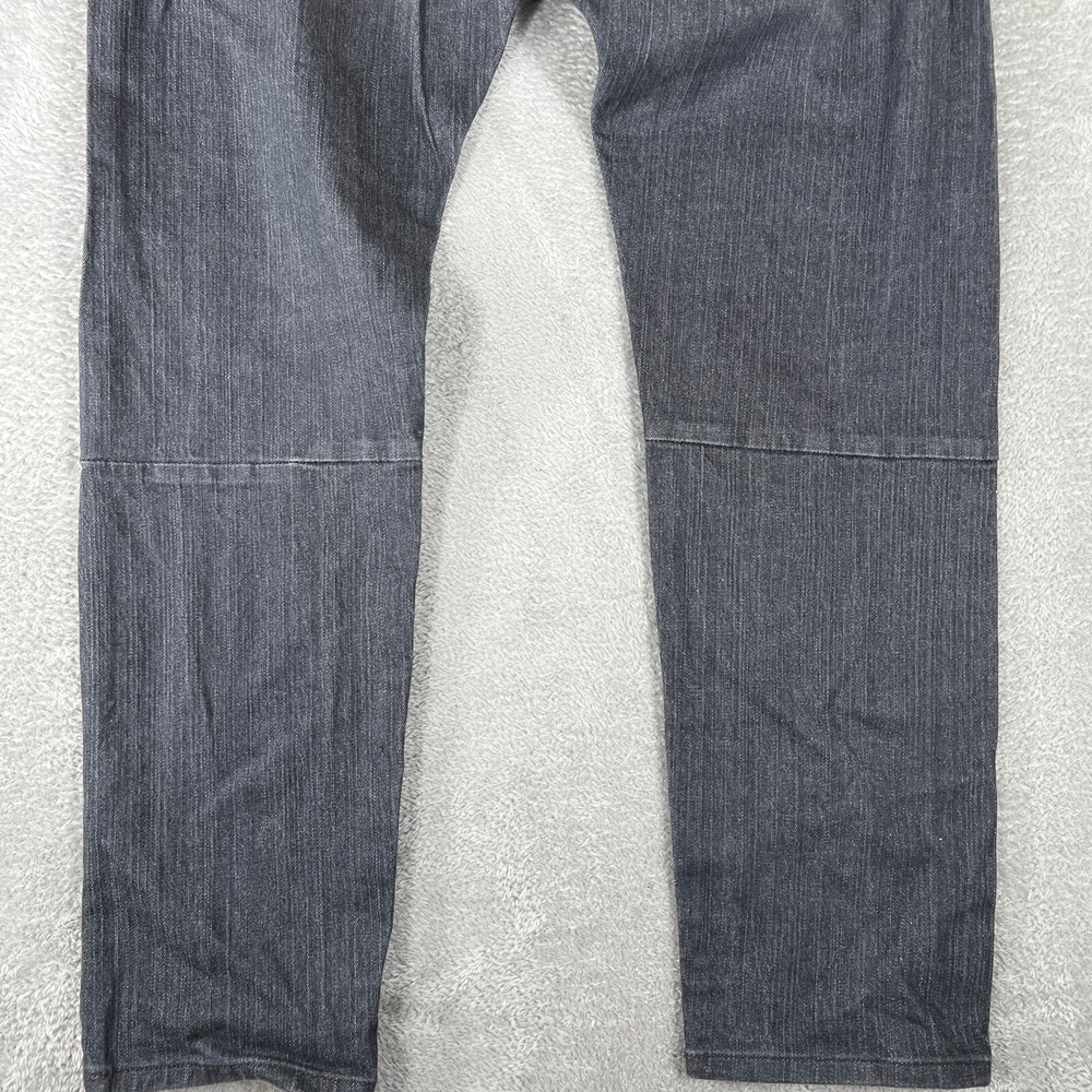 Syndicate Core Jeans Mens 38x33 Gray Straight Leg Denim Streetwear Minimal - Picture 7 of 13